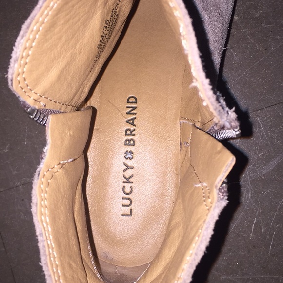 Lucky Brand tan suede booties - Picture 5 of 5